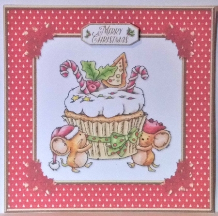 Cupcake Cuties Holiday Topper (Card One) by Hazel Underwood