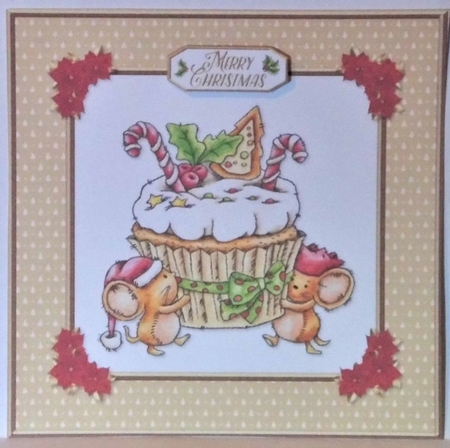 Cupcake Cuties Holiday Topper (Card Two) by Hazel Underwood