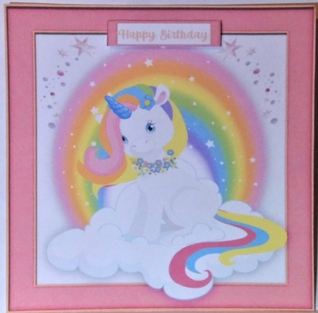 4, Card Fronts , Gorgeous Fantasy Unicorns  by Hazel Underwood