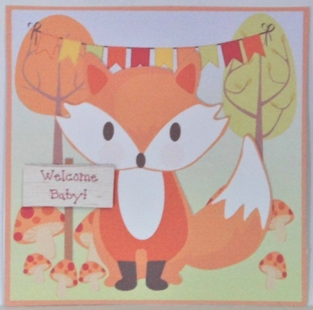 WELCOME BABY - FOX by Hazel Underwood