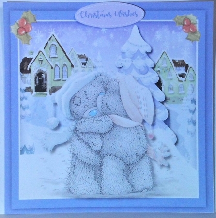 Cuddles in the Snow  by Hazel Underwood