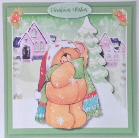 Teds Christmas Scarf by Hazel Underwood