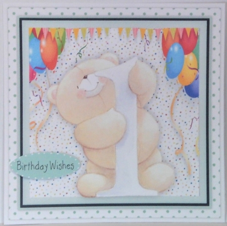 Teds Happy 1st Birthday by Hazel Underwood