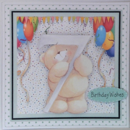Teds Happy 7th Birthday by Hazel Underwood