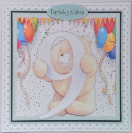 Teds Happy 9th Birthday by Hazel Underwood
