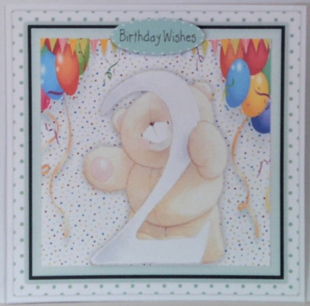 9, Teds Happy Birthday Age Cards +2 Inserts by Hazel Underwood