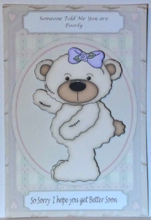 Poorly hope you are better soon. by Hazel Underwood
