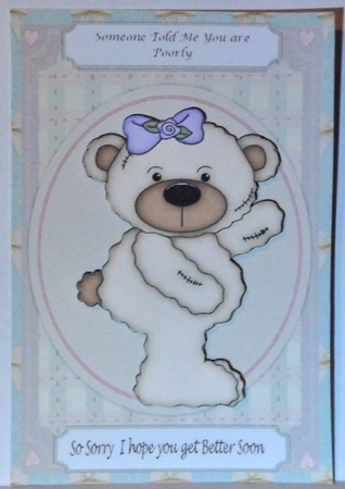 Poorly hope you are better soon. by Hazel Underwood