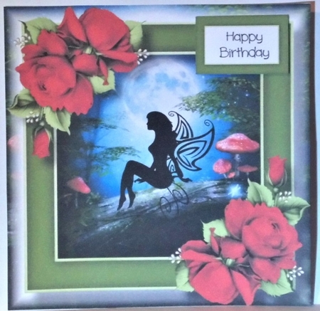 Beautiful Fairy Silhouette QUICK TOPPER Bumper Kit by Hazel Underwood