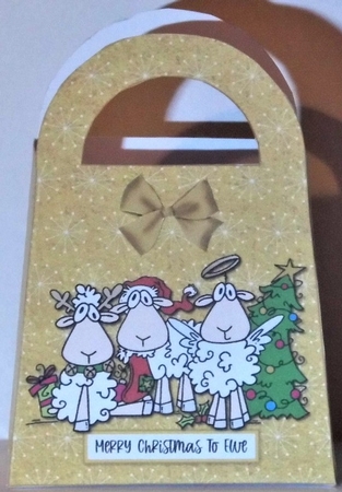 Merry Christmas To Ewe Gift Bag by Hazel Underwood