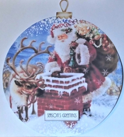 Christmas 10 x Vintage Baubles Kit 4 by Hazel Underwood