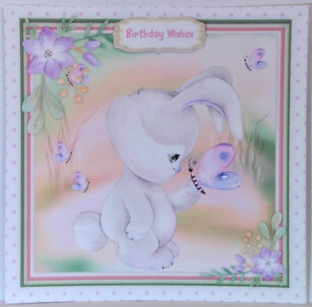Bunnys Butterfly Friends  by Hazel Underwood