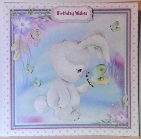 Bunnys Butterfly Friends  by Hazel Underwood