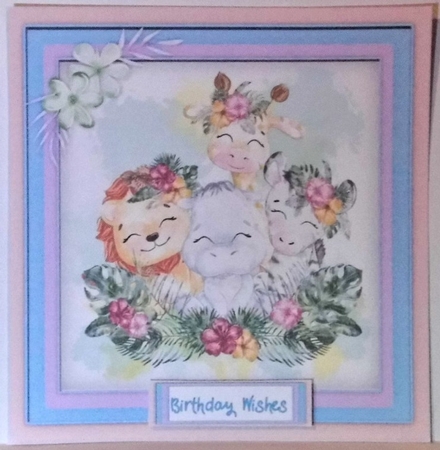 Cute Animal Friends 1 by Hazel Underwood