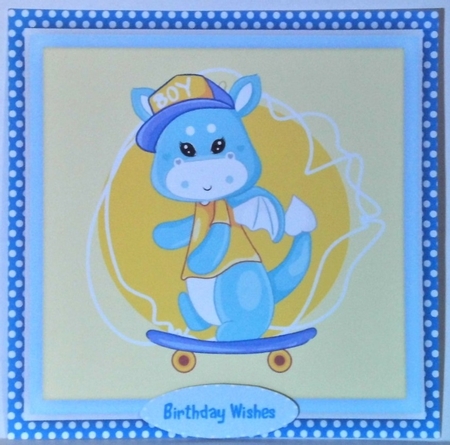 6, Card Fronts , Dragon Friends by Hazel Underwood