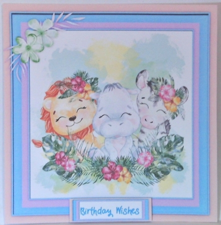4, Card Fronts , Cute Animal Friends by Hazel Underwood