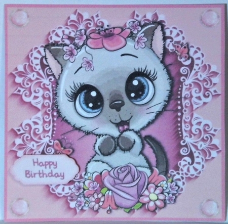 15 6x6 Animals With Pink Flowers Bumper Kit by Hazel Underwood