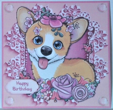 15 6x6 Animals With Pink Flowers Bumper Kit by Hazel Underwood