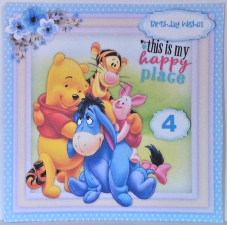 4, Lovely Card Fronts , Pooh and Friends by Hazel Underwood