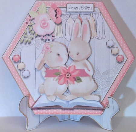 Bunny Luv Plate 2 by Hazel Underwood