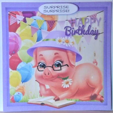 Piglets Happy Birthday by Hazel Underwood