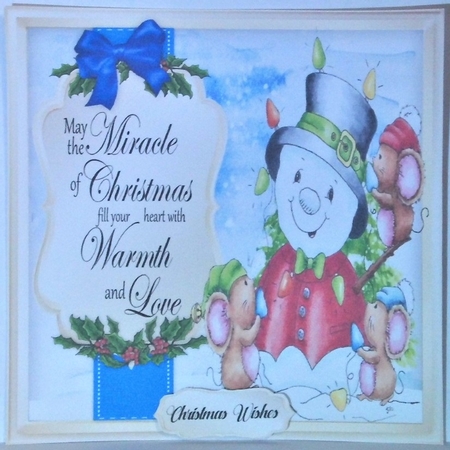  Snowman The Christmas Tree  , With Verse by Hazel Underwood