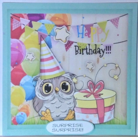 8 Card fronts , Cute Animals  by Hazel Underwood