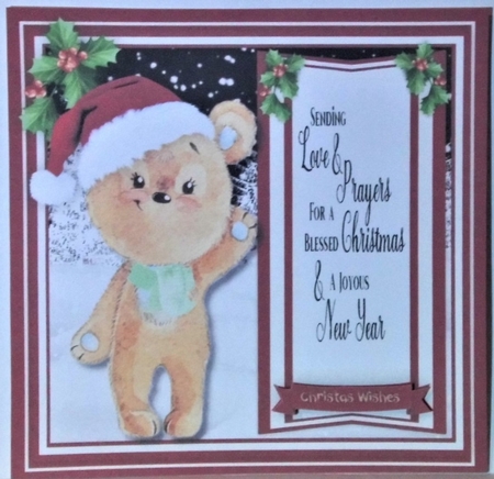 Cute Bears , Love and Prayers by Hazel Underwood