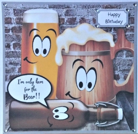 Im only here for the Beer! by Hazel Underwood
