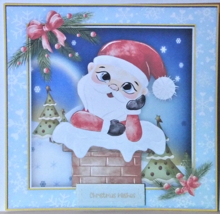 Santas Stuck in the Chimney by Hazel Underwood