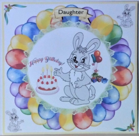 REGGIE RABBIT AND FRIENDS SAY HAPPY BIRTHDAY by Hazel Underwood