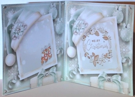 Christmas Winter Reindeers in the Sky Mini Kit by Hazel Underwood