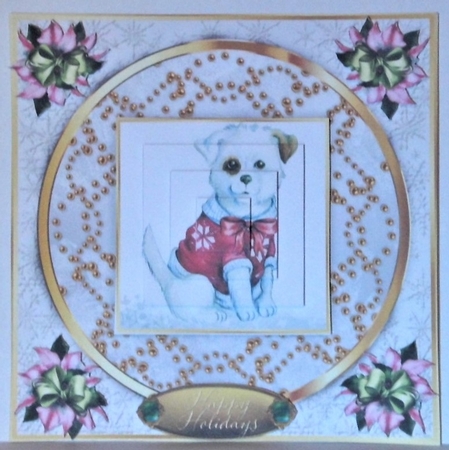 Snow and Ice - Puppy by Hazel Underwood