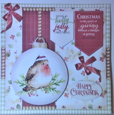 Christmas Baubles Mini Kit by Hazel Underwood