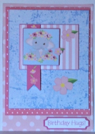 Girly Elephant by Hazel Underwood