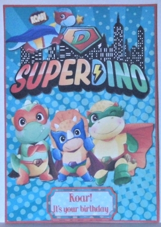 Superdino A5 by Hazel Underwood