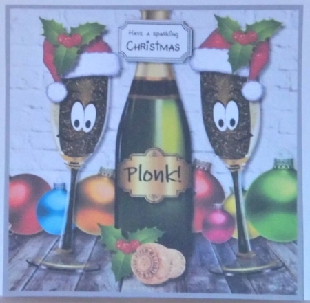 Merry Christmas Plonk by Hazel Underwood