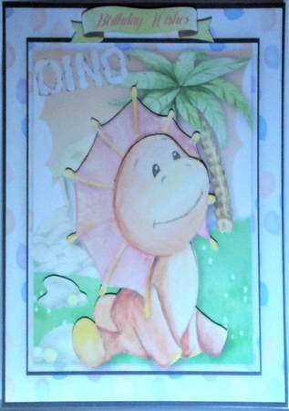  A5 ,Dino Dinosaur 2 by Hazel Underwood
