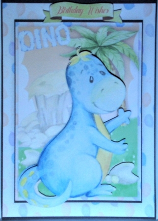  A5 ,Dino Dinosaur 4 by Hazel Underwood