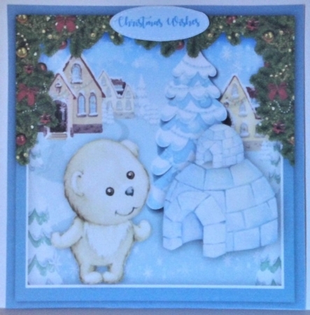 4,  Card Fronts  Christmas  Friends by Hazel Underwood