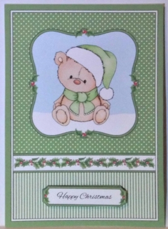 Cute Critters Holiday Topper (Card Two) by Hazel Underwood