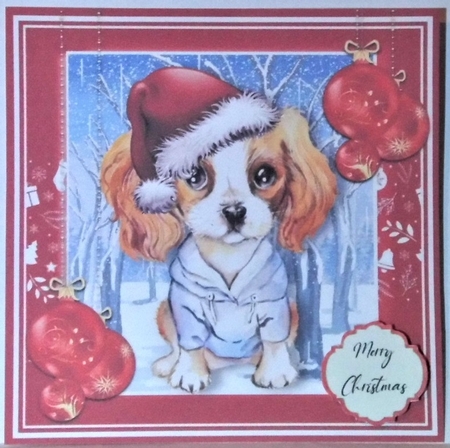 Gorgeous Festive Cavalier 7x7 Mini Kit by Hazel Underwood