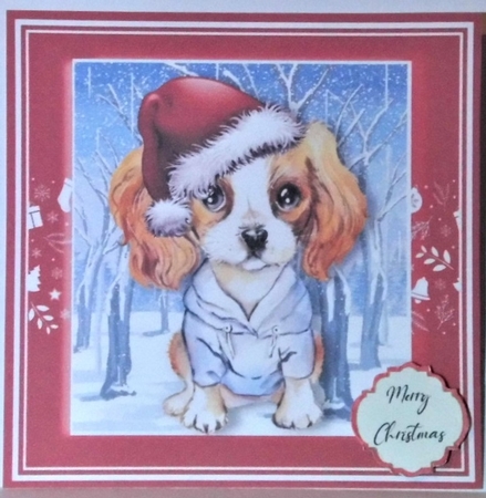 Gorgeous Festive Cavalier 7x7 Mini Kit by Hazel Underwood