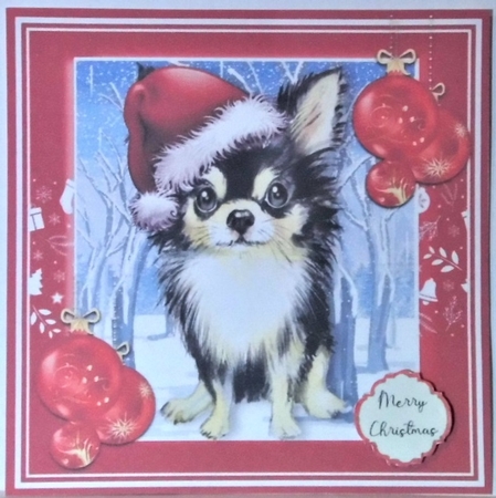Gorgeous Festive Chihuhuhua 7x7 Mini Kit by Hazel Underwood
