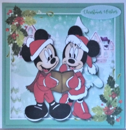 Micky and Minnie Carol Singing by Hazel Underwood