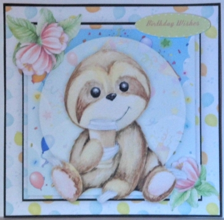 Cute Coffee Sloth by Hazel Underwood
