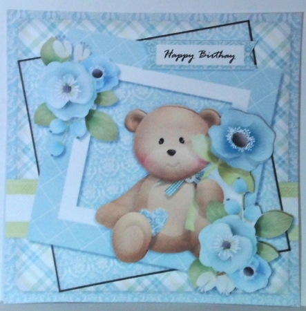 Birthday Bear Mini Kit by Hazel Underwood