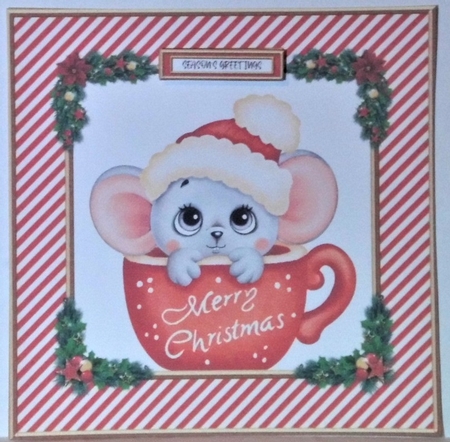 Cute Little Teacup Mouse by Hazel Underwood