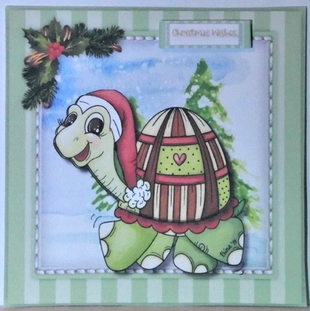 6,Cutie  Cards , Christmas Animals  by Hazel Underwood