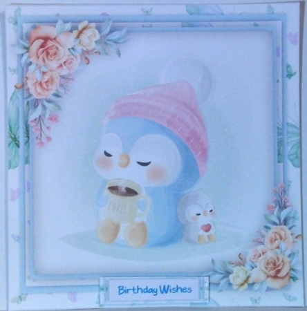 Penguins Cup of Cocoa  by Hazel Underwood